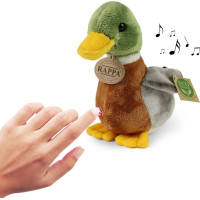 Rappa Plyšová kachna divoká se zvukem 22 cm ECO-FRIENDLY