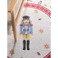 Kusový koberec Villeroy & Boch Toy's delight 106274 Cream, Red kruh