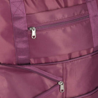 Cestovní taška na kolečkách skládací cestovní prostorná 3 velikosti fialová