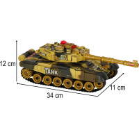 RC válečná tanková souprava 9993 2,4GHz