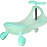 Odrážedlo Swing Fix s LED koly - mátová
