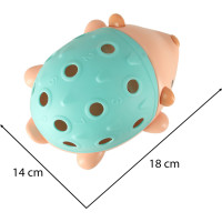 Smyslově vzdělávací Montessori vkládačka - Modrý ježek