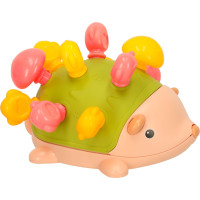 Smyslově vzdělávací Montessori vkládačka - Zelený ježek