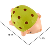 Smyslově vzdělávací Montessori vkládačka - Zelený ježek