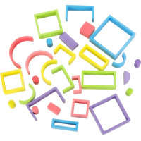 Duhové Montessori vzdělávací dřevěné bloky