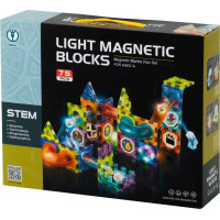 Svítící magnetická kuličková dráha 75 prvků