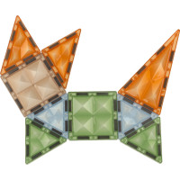 3D magnetické stavebnice svítící Zvířecí park - 124 prvků