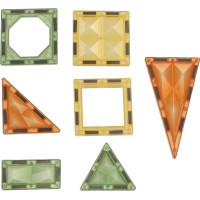 3D stavební magnetické kostky svítící Zvířecí park - 90 prvků