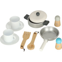 Dřevěná kuchyňská linka MDF LULILO Saliko s kávovarem na espresso