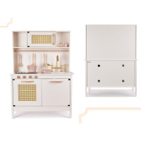 Dětská dřevěná retro kuchyňka z MDF s doplňky BOHO