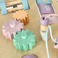 Lulilo Montessori manipulační stolek LUDO - pastelový