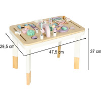Lulilo Montessori manipulační stolek LUDO - pastelový