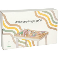 Lulilo Montessori manipulační stolek LUDO - pastelový