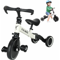 Trike Fix Mini tříkolka 3v1 s pedály - bílá
