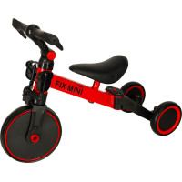 Trike Fix Mini tříkolka 3v1 s pedály - červená