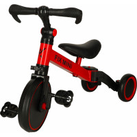 Trike Fix Mini tříkolka 3v1 s pedály - červená