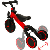 Trike Fix Mini tříkolka 3v1 s pedály - červená