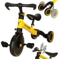 Trike Fix Mini tříkolka 3v1 s pedály - žlutá