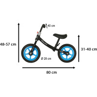 Odrážedlo Trike Fix Balance - černé/modré