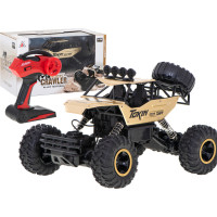 RC auto Rock Crawler 1:12 4WD METAL zlatý