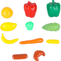 Pokladna v supermarketu s nákupním vozíkem