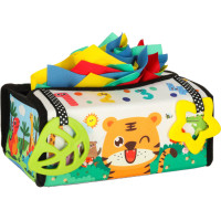 Senzorická Montessori podložka/box na ubrousky 2v1