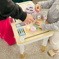 Lulilo Montessori manipulační stolek LUDO - pastelový