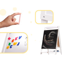 Magnetická dřevěná tabule bílá velká XXL
