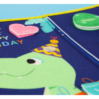 Smyslová manipulační Montessori quiet book - Modrá aktovka