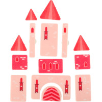 Smyslová manipulační Montessori quiet book - Růžová aktovka