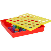 Vzdělávací knoflíková mozaika 57 prvků