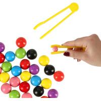 Vzdělávací třídící Montessori hračka - Barevné kuličky