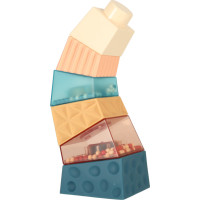 Montessori vzdělávací pyramidová senzorická věž s míčky