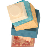 Montessori vzdělávací pyramidová senzorická věž s míčky