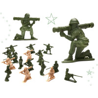 Sada vojenských figurek 307 prvků