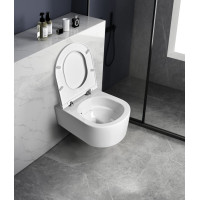 Isvea SISTEMA A závěsná WC mísa, Rimless, 36x53, 5cm, bílá 10SL02001