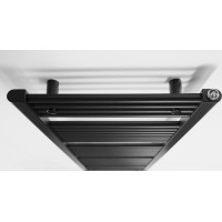 Aqualine DIRECT otopné těleso s bočním připojením 450x1680mm, černá mat ILR64B