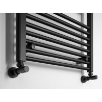 Aqualine DIRECT otopné těleso s bočním připojením 600x1320mm, černá mat ILR36B