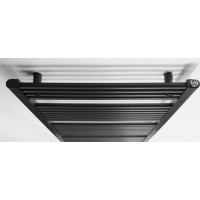 Aqualine DIRECT otopné těleso s bočním připojením 600x1320mm, černá mat ILR36B