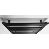 Aqualine DIRECT otopné těleso s bočním připojením 600x960mm, černá mat ILR96B