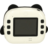 Dětský instantní fotoaparát s tiskem - Panda - bílý