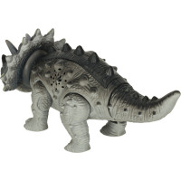 Dálkově ovládaný chodicí dinosaurus RC Triceratops se zvuky a světlem