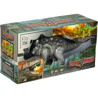 Dálkově ovládaný chodicí dinosaurus RC Triceratops se zvuky a světlem