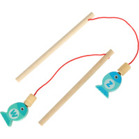 Montessori dřevěná rybářská hra s magnety