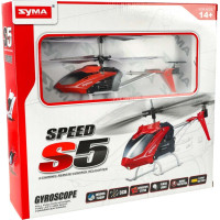SYMA S5 RC vrtulník 3CH červený