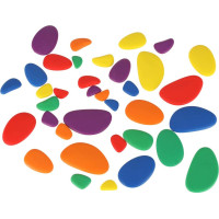 Kreativní barevné Montessori oblázky - třídění barev