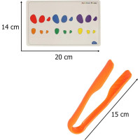 Kreativní barevné Montessori oblázky - třídění barev