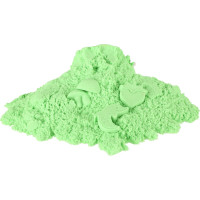 Kinetický písek 1kg v sáčku - zelený
