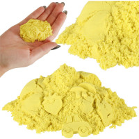 Kinetický písek 1 kg v sáčku - žlutý