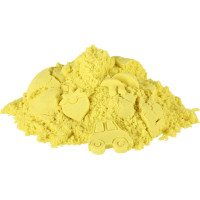 Kinetický písek 1 kg v sáčku - žlutý